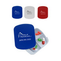 4 Compartment Sliding Pill Case - One Color